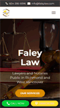 Mobile Screenshot of faleylaw.com